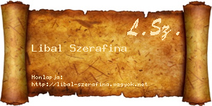 Libal Szerafina névjegykártya