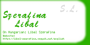 szerafina libal business card